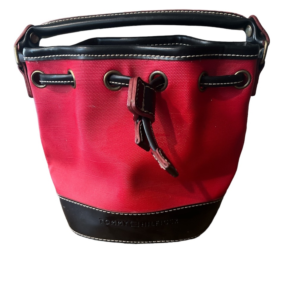 Tommy Hilfiger Vintage Y2K Mini Denim Bucket Bag